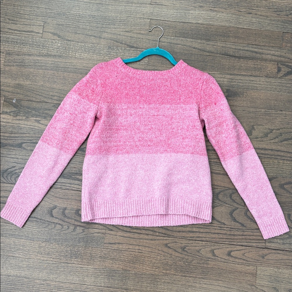 cupcakes & cashmere Pink Ombre Sweater